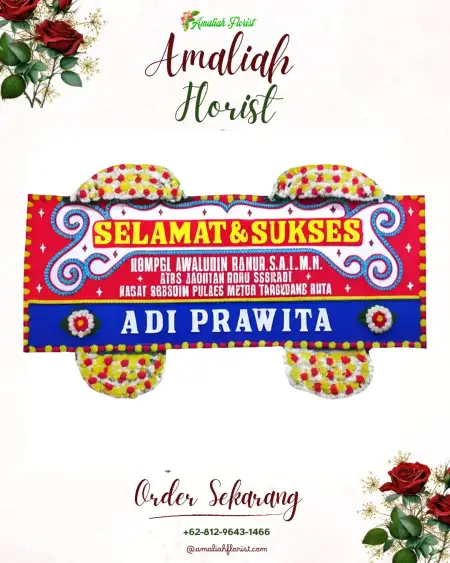 Papan Bunga Ucapan Selamat Bedagas